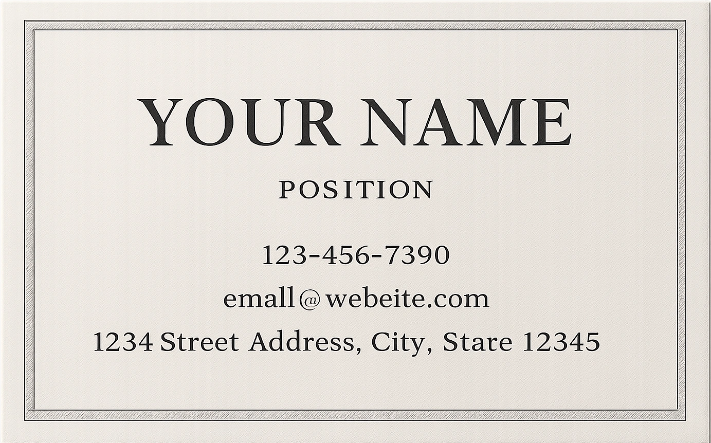 Classic Business Card