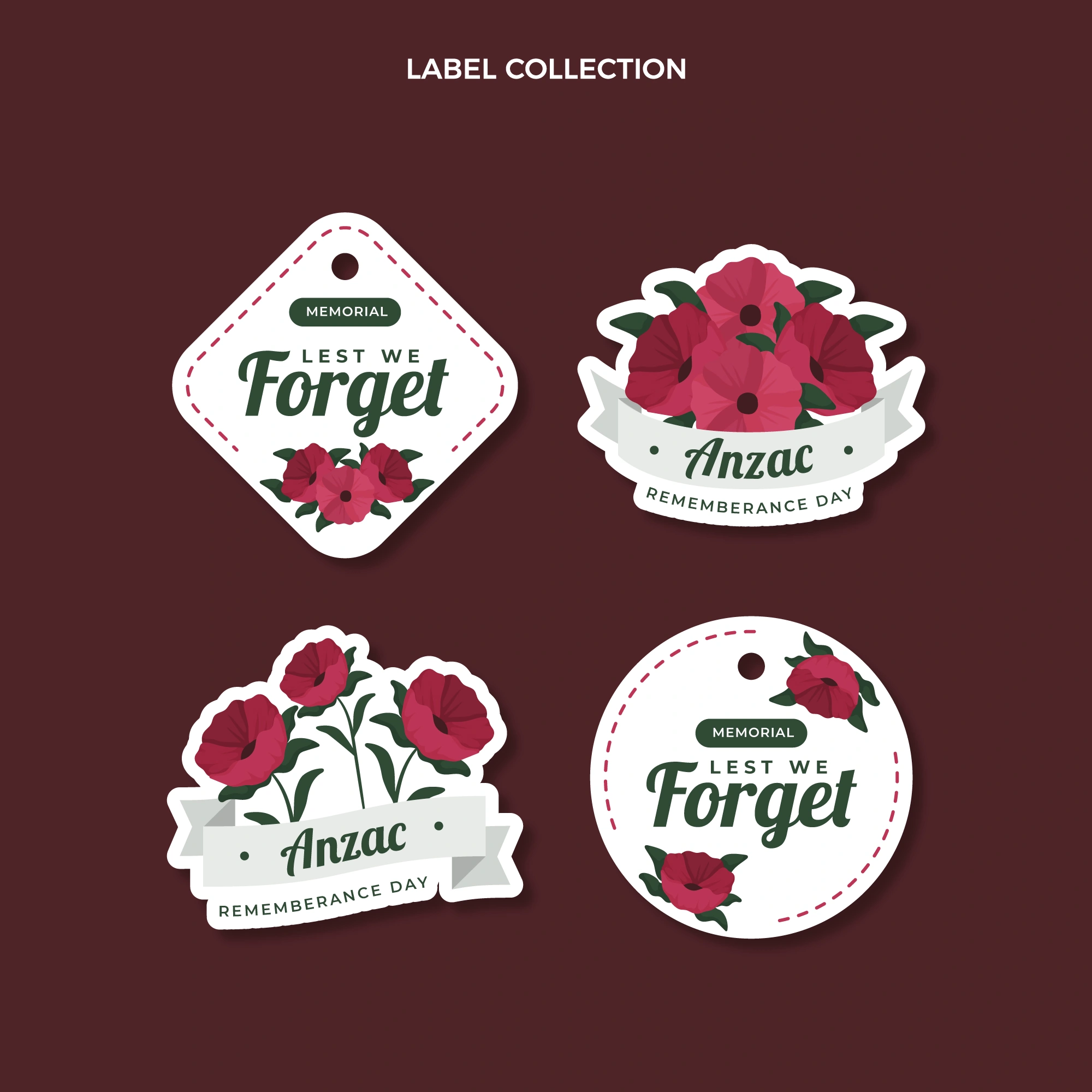 Visiting Card Stickers